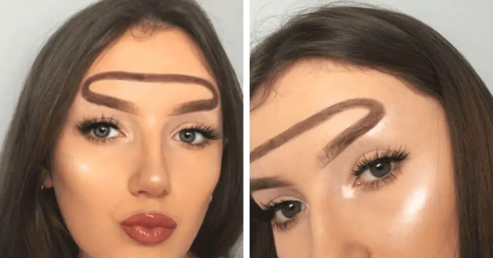 “Halo Brows” Is The New Strange Eyebrow Trend. Everybody Loves It.