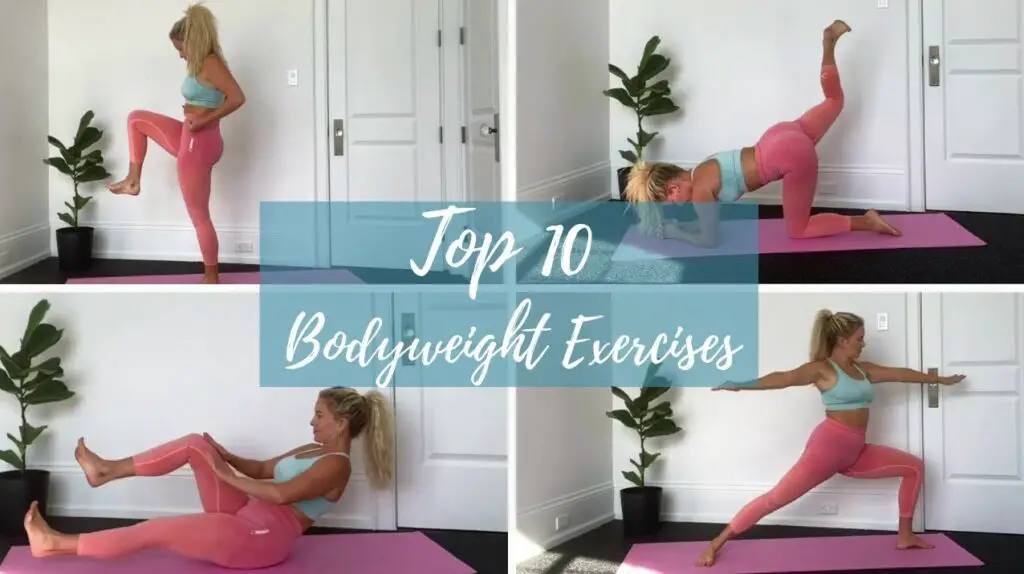 10 Bodyweight Exercises For Women That You Can Do At Home
