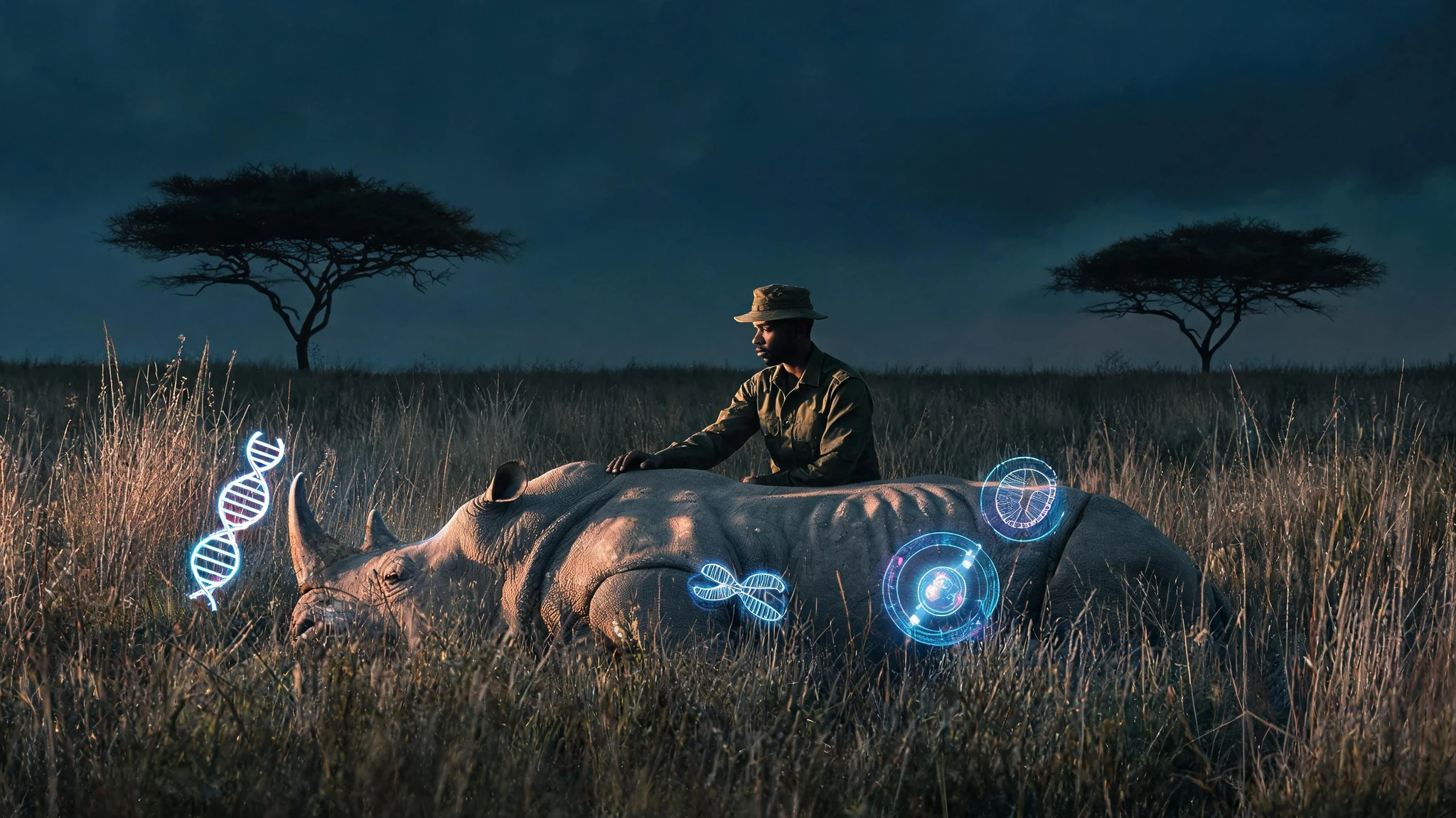 Two Female Rhinos Are All That’s Left of an Entire Subspecies